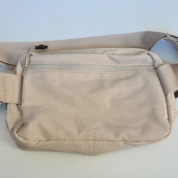 Belt Bag - Beige with Pink Crown - Picture 2 of 5